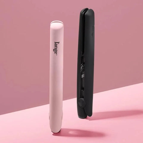 L'ANGE HAIR Le Ceramique 1-Pass Flat Iron Hair Straightener | Fast Heating Ceramic Flat Iron | Best Hot Tools Professional Hair Straightener to Lock in Moisture & Shine | (Blush)