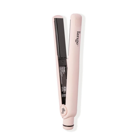 L'ANGE HAIR Aplatir Ceramic 1" Flat Iron | Adjustable Temp & Dual Voltage Hair Straightener | Tourmaline-Infused Plates for Smooth, Frizz-Free Styling | 1 Inch Styling Tool (Blush)