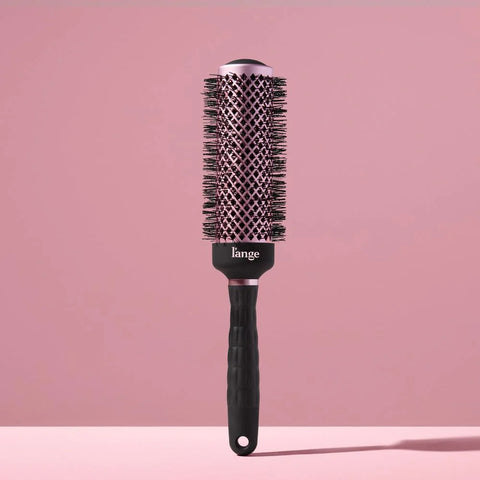 L'ANGE HAIR VolumePro Extra-Long Ceramic Ionic Round Brush, Black | For Blow Drying, Curling & Styling | Adds Volume, Reduces Frizz & Boosts Shine | Ideal for Extra-Long Hair (43mm)