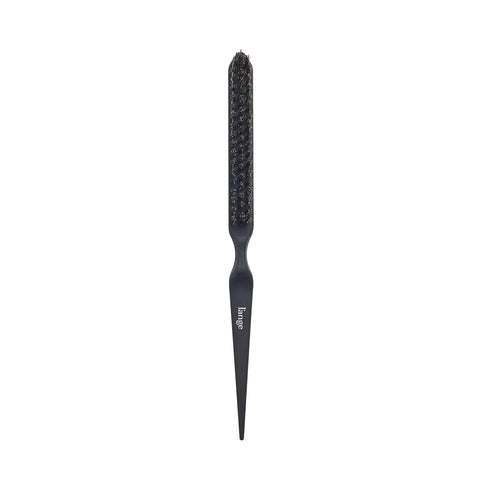 L'ANGE HAIR Detangling Teasing Brush with Nylon & Boar Bristles | Precise Sectioning | Adds Volume & Root Lift | Tames Flyaways & Frizz | Indented Grip | All Hair Types (Black)