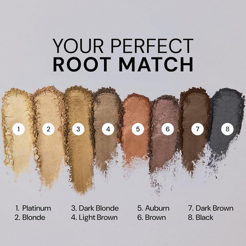 L'ANGE HAIR RootMatch Instant Root Cover Up Powder | Conceals Grays & Sparse Spots | Extends Highlights | Transfer- & Water-Resistant | For All Hair Types (Light Brown)