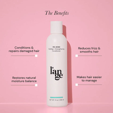 L'ANGE HAIR Ms. Bond Building + Strengthening Conditioner| Restores Hair Bonds | Intensive Treatment for Breakage Recovery | Hair Mask for Smooth Finish | Moisturizing Formula | 8 fl oz Bottle