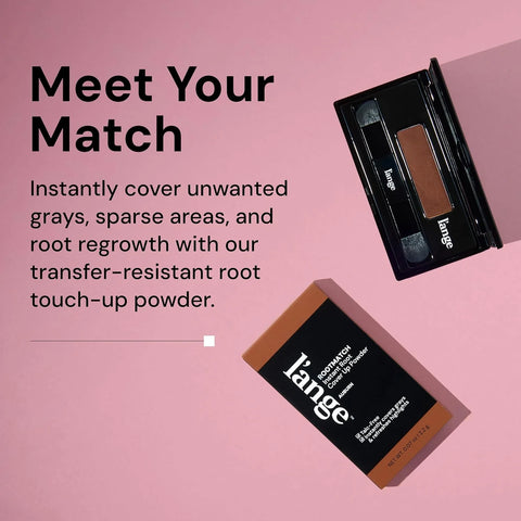 L'ANGE HAIR RootMatch Instant Root Cover Up Powder | Conceals Grays & Sparse Spots | Extends Highlights | Transfer- & Water-Resistant | For All Hair Types (Auburn)